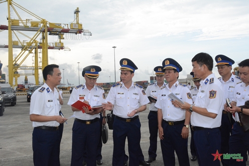 Kiểm tra công tác chuẩn bị tổ chức giao lưu Sĩ quan trẻ Cảnh sát biển Việt Nam-Trung Quốc